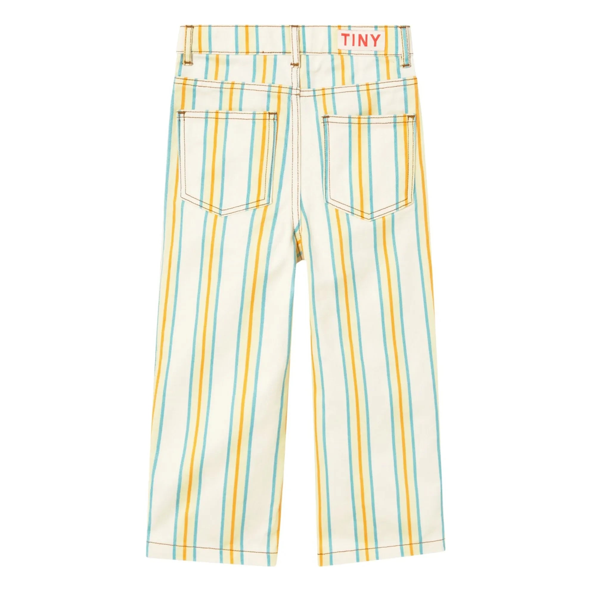 Tinycottons - Rayas de Jean | Blanco