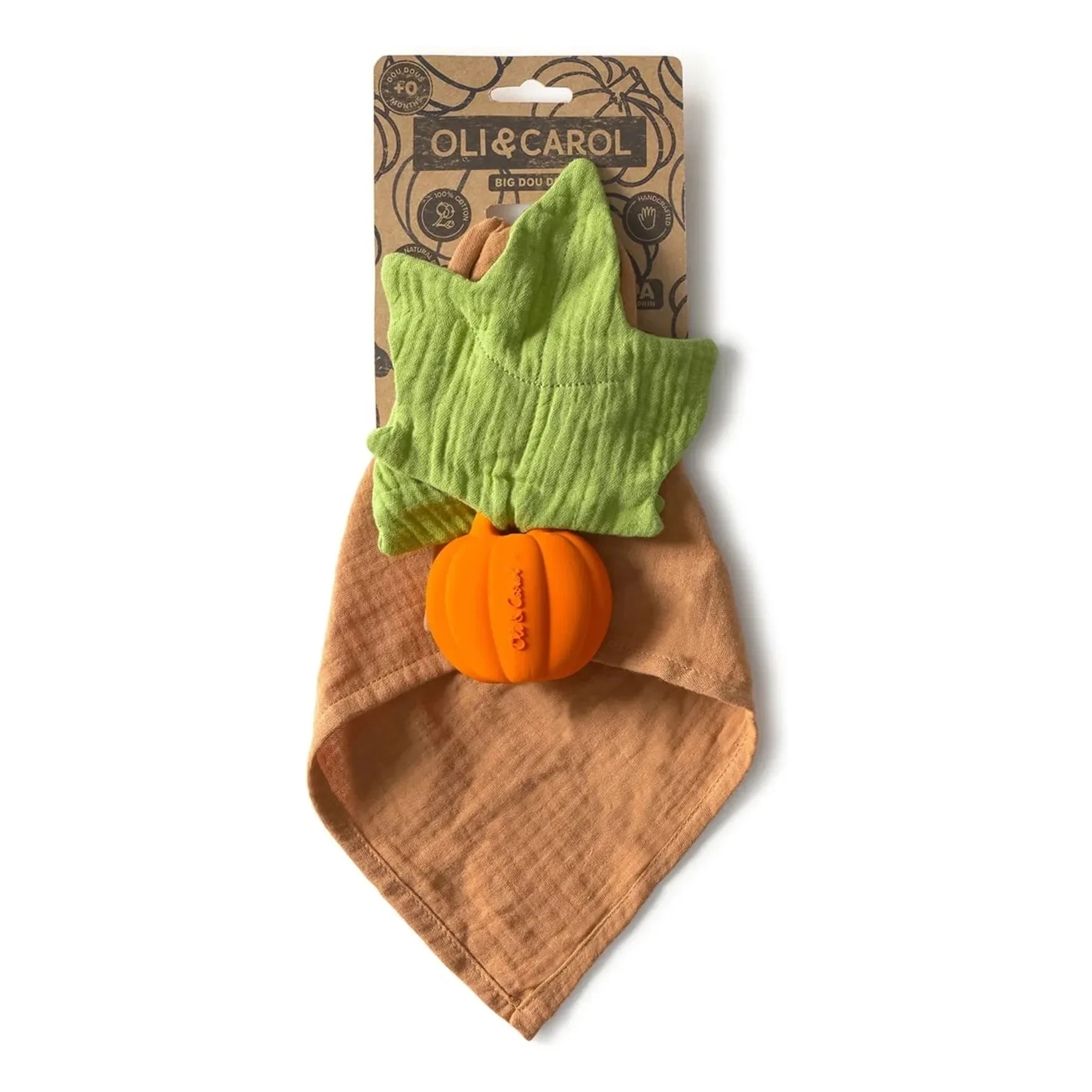Oli & Carol - Muñeco de apego Pipa la Calabaza | Naranja