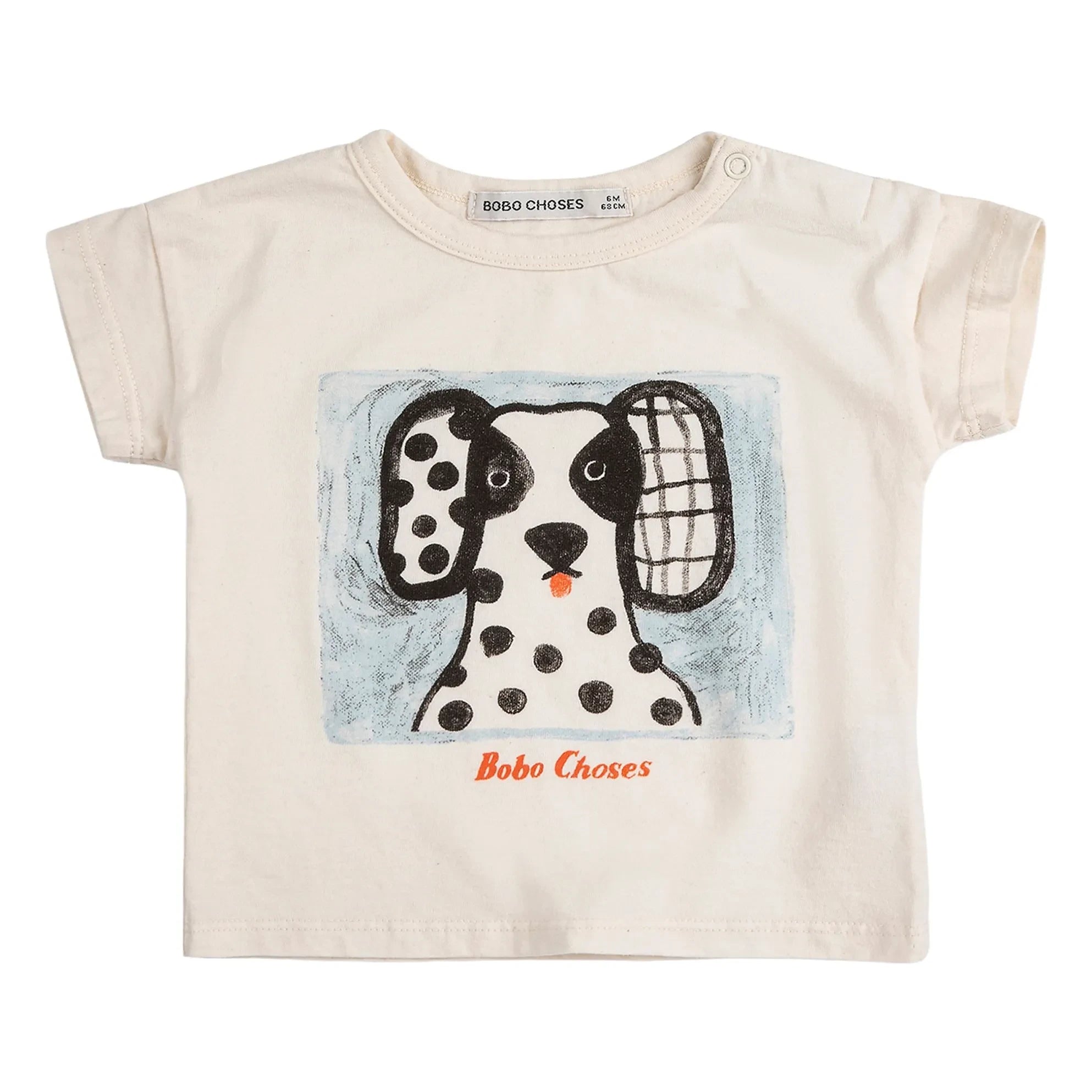 Bobo Choses - Camiseta Bebé de Algodón Orgánico Dálmata | Crudo