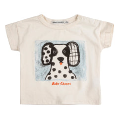 Bobo Choses - Camiseta Bebé de Algodón Orgánico Dálmata | Crudo