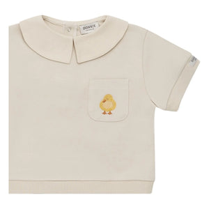 Donsje - Camiseta Dientje Poussin de muletón | Crudo