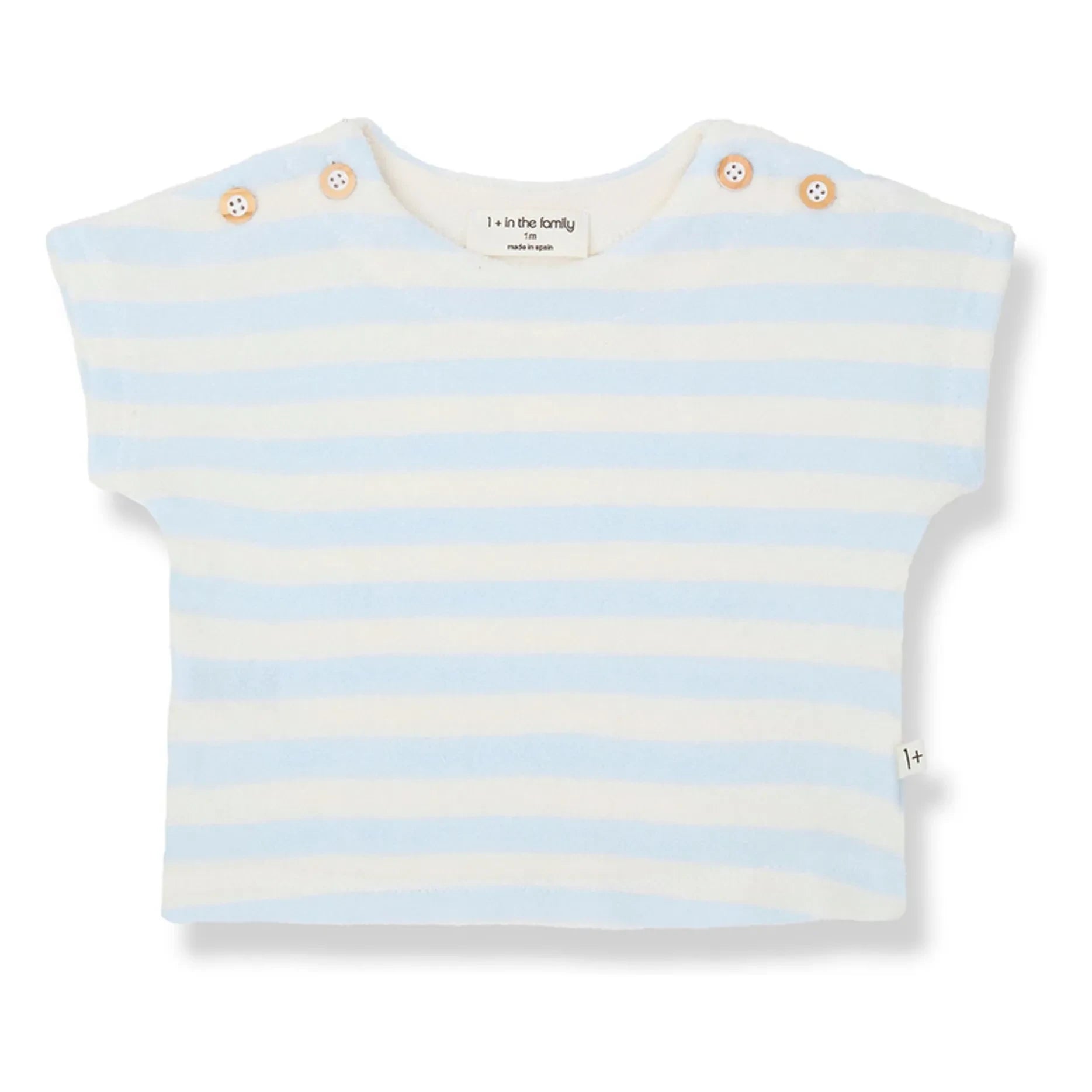 1+ in the family - Camiseta rayada Kavala | Azul claro