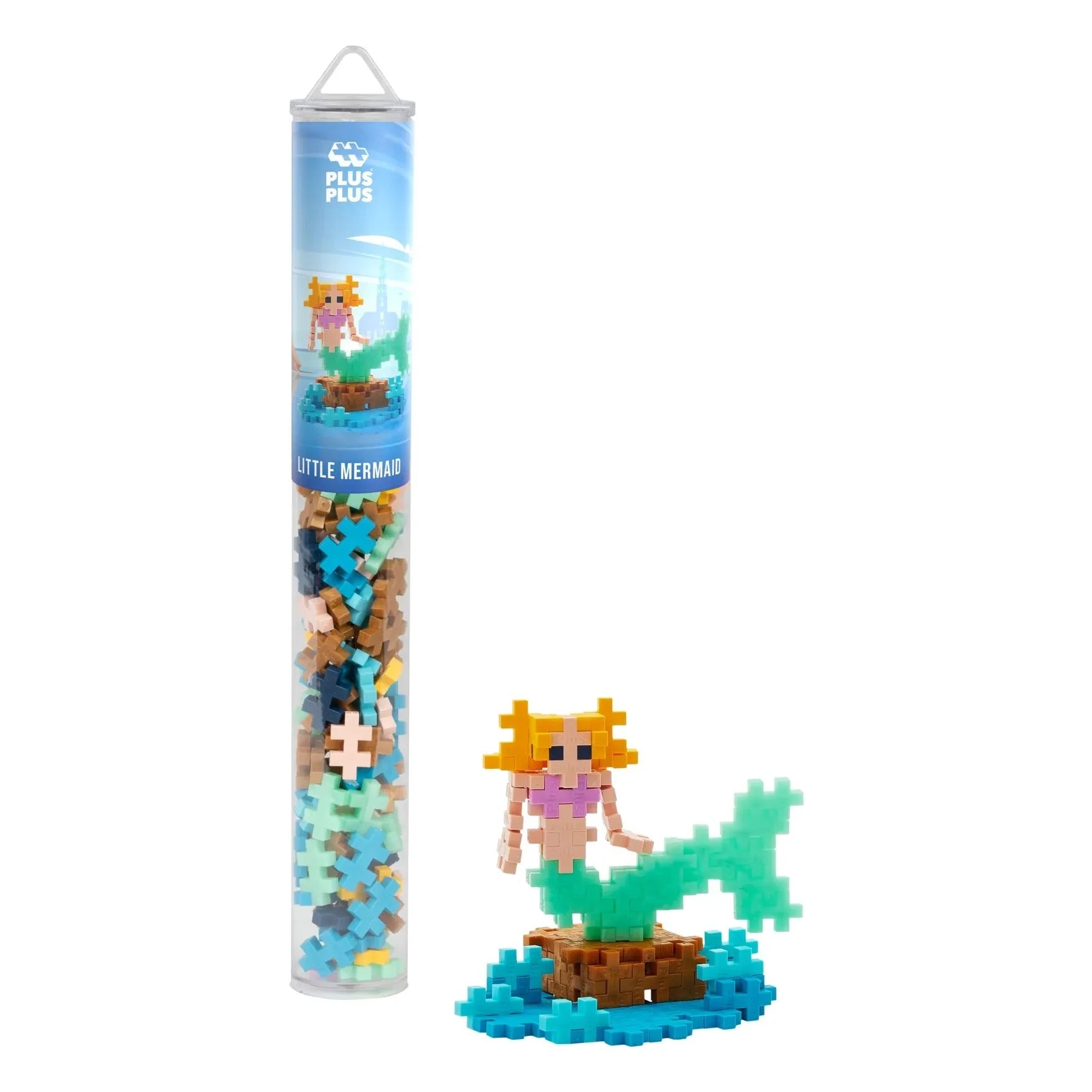 Plus-Plus - Tubo de Sirenita - 100 piezas