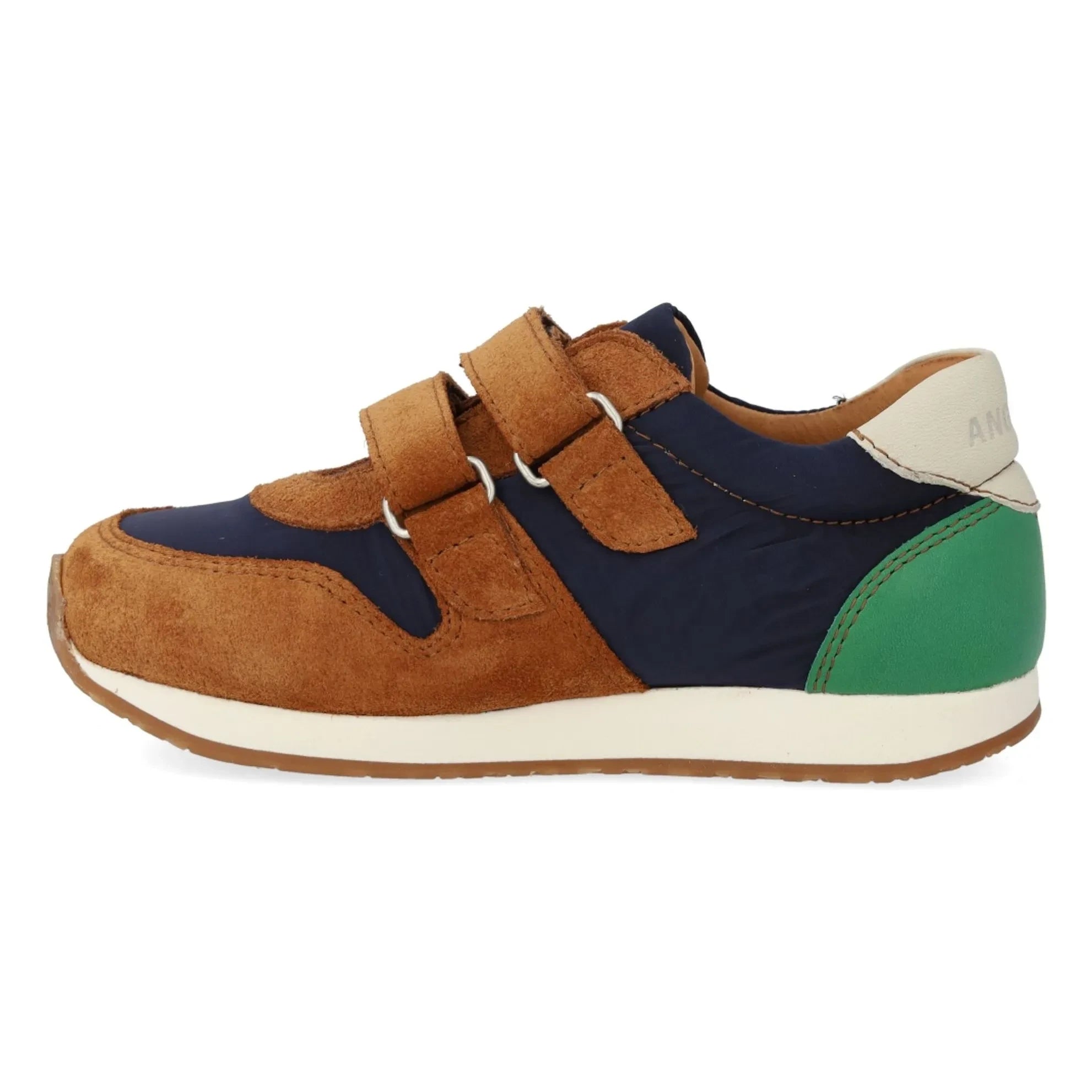 Angulus - Zapatillas de ante en bloques de color con doble raya | Camel