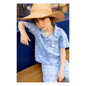 Louis Louise - Camisa vaquera Magnum Hawaii | Azul claro