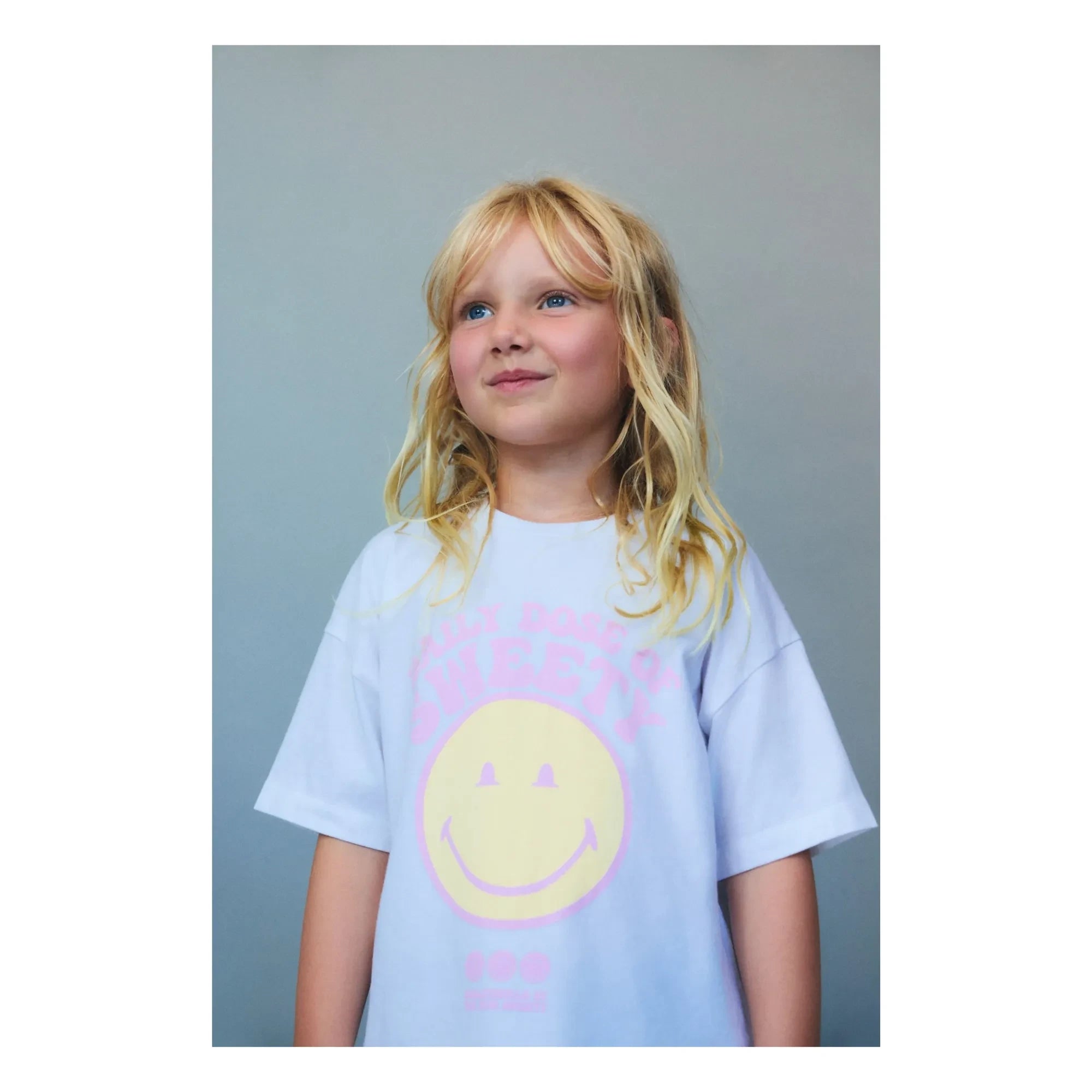 the new society - Camiseta Smiley | Blanco