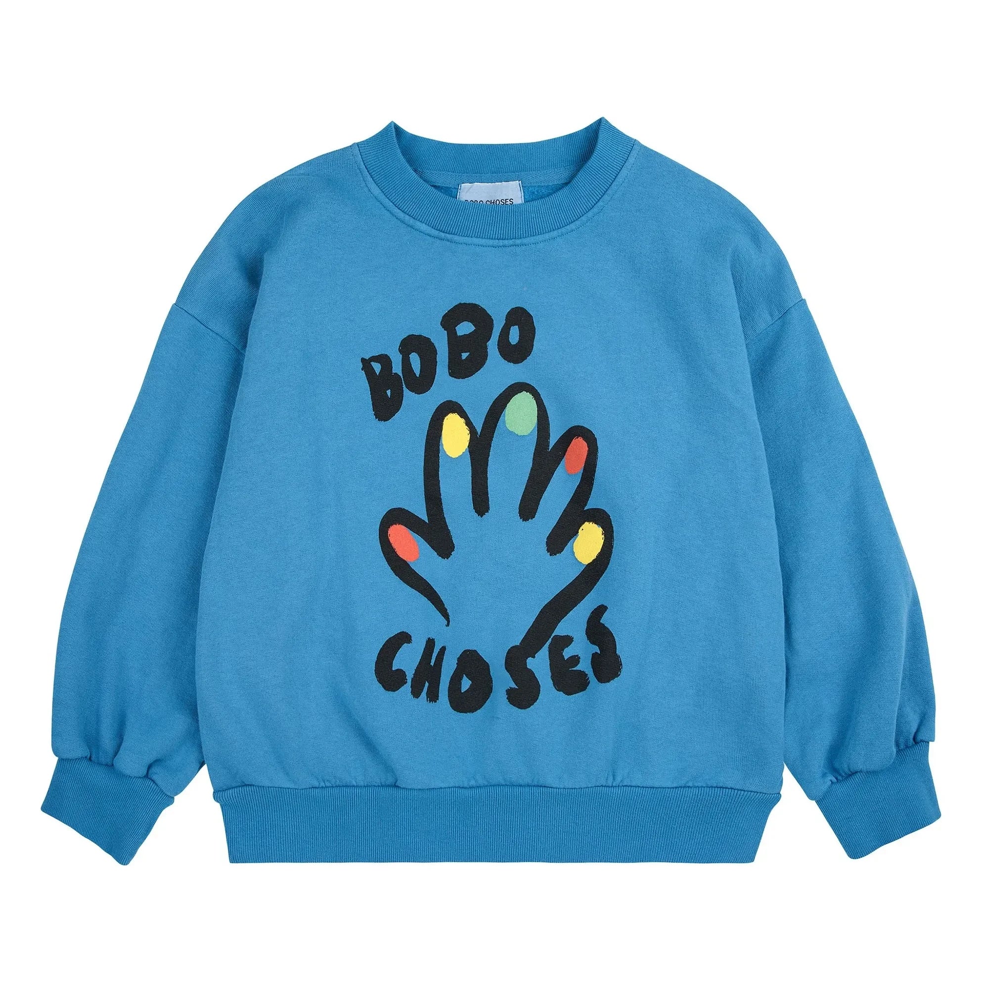 Bobo Choses - Sudadera de algodón orgánico High Five | Azul