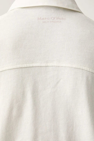 Camiseta de algodón con cuello para mujer Marc O'Polo
