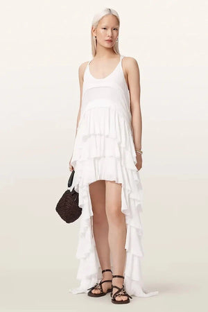 AllSaints vestido de algodón CAVARLY