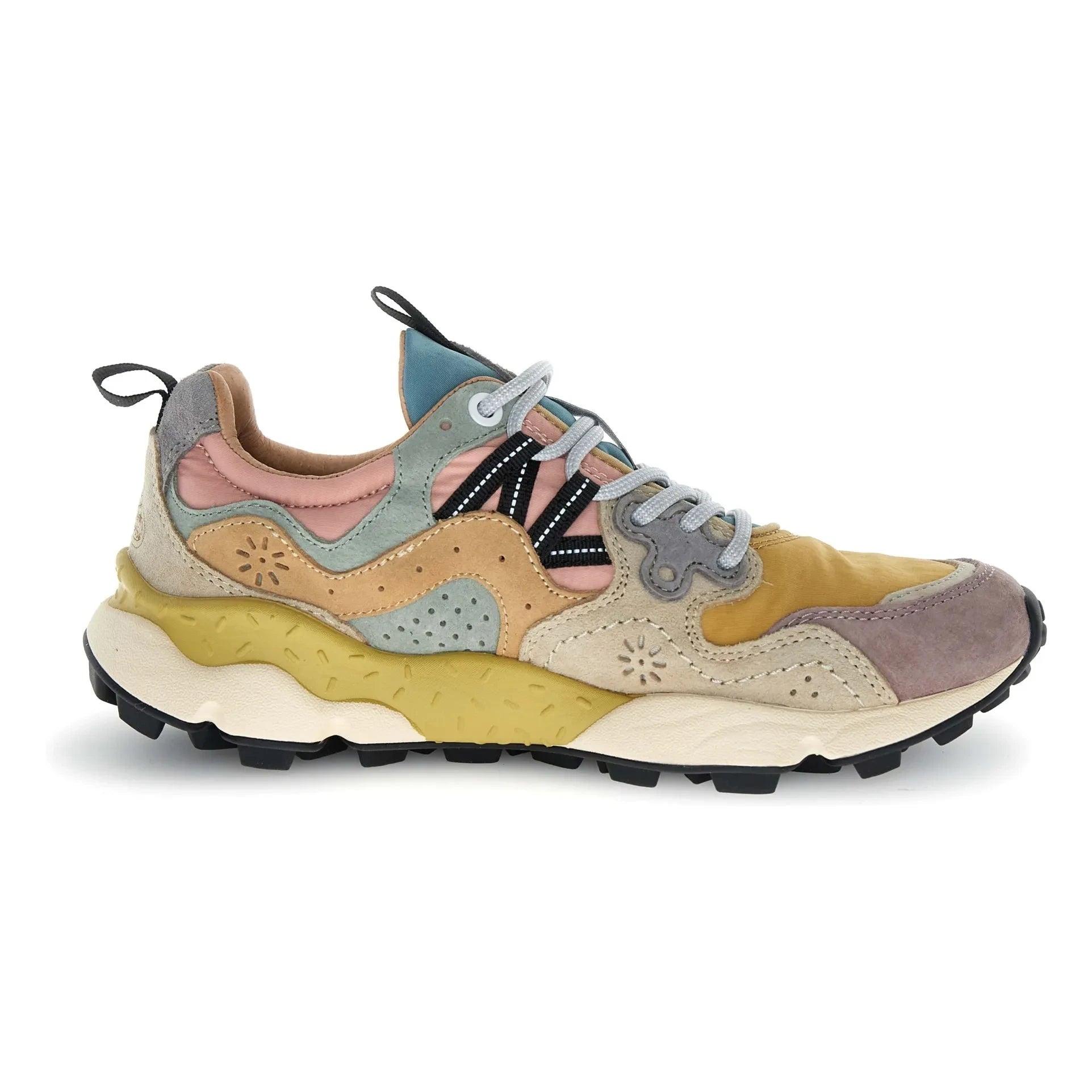 Flower Mountain - Yamano 3 Süet ve Naylon Sneakers | Mor