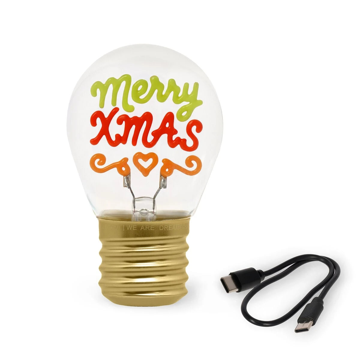 Legami - Lámpara de Mesa Merry Noel Noel Light Bulb - Bulb Fiction