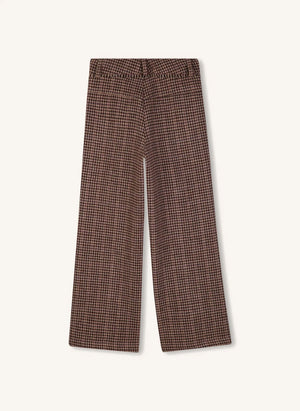 Chloé - Pantalón de cuadros | Marrón