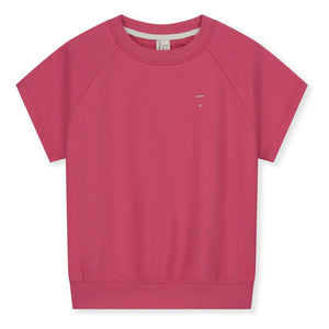 Gray Label - Sudadera de manga corta de algodón orgánico | Fucsia