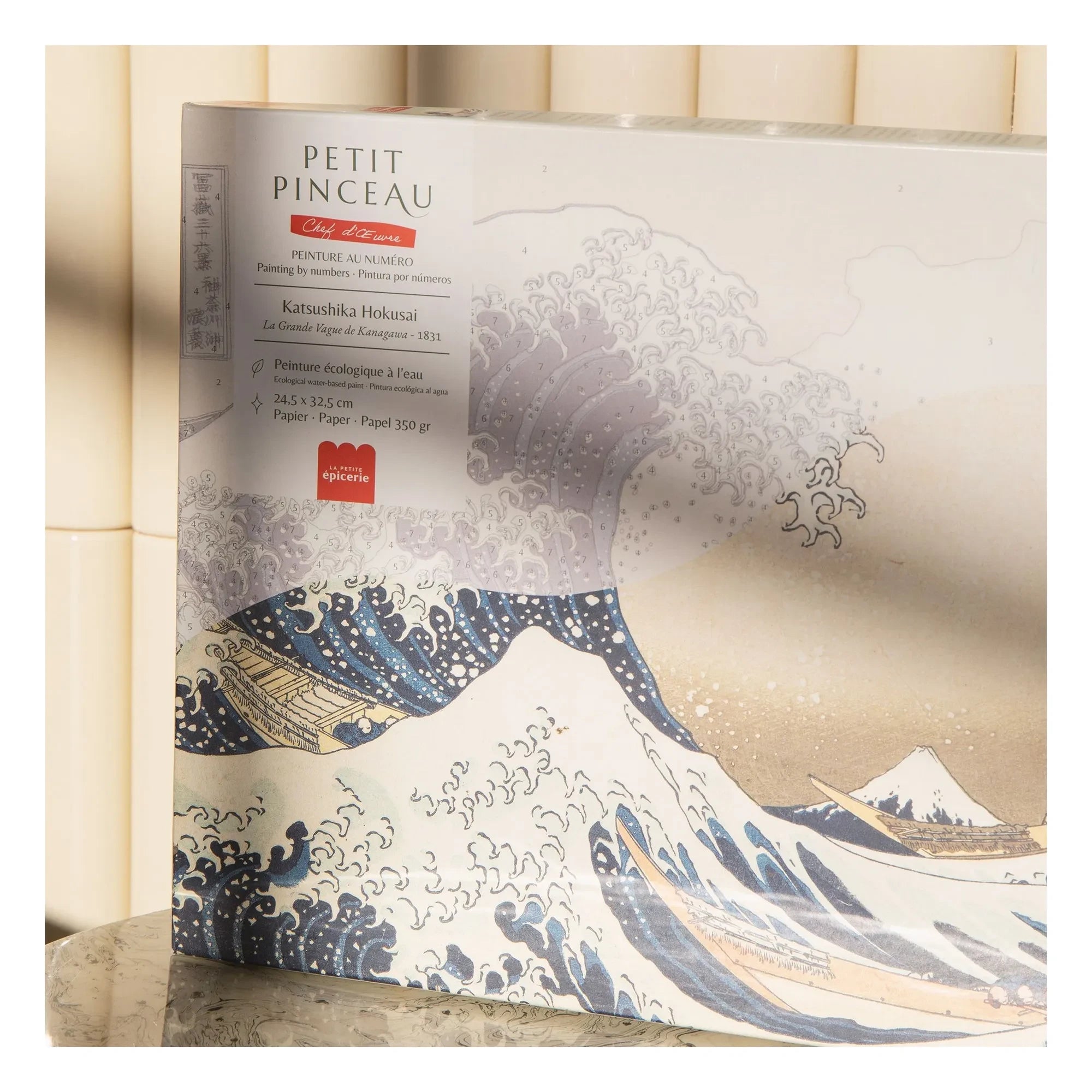 La Petite Épicerie - Kit de pintura por números - La Gran Ola de Kanagawa