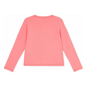 Petit Bateau - Cárdigan de algodón orgánico | Coral