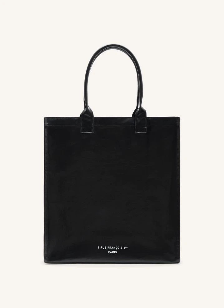 Anine Bing - Bolso tote de algodón Leonie | Negro