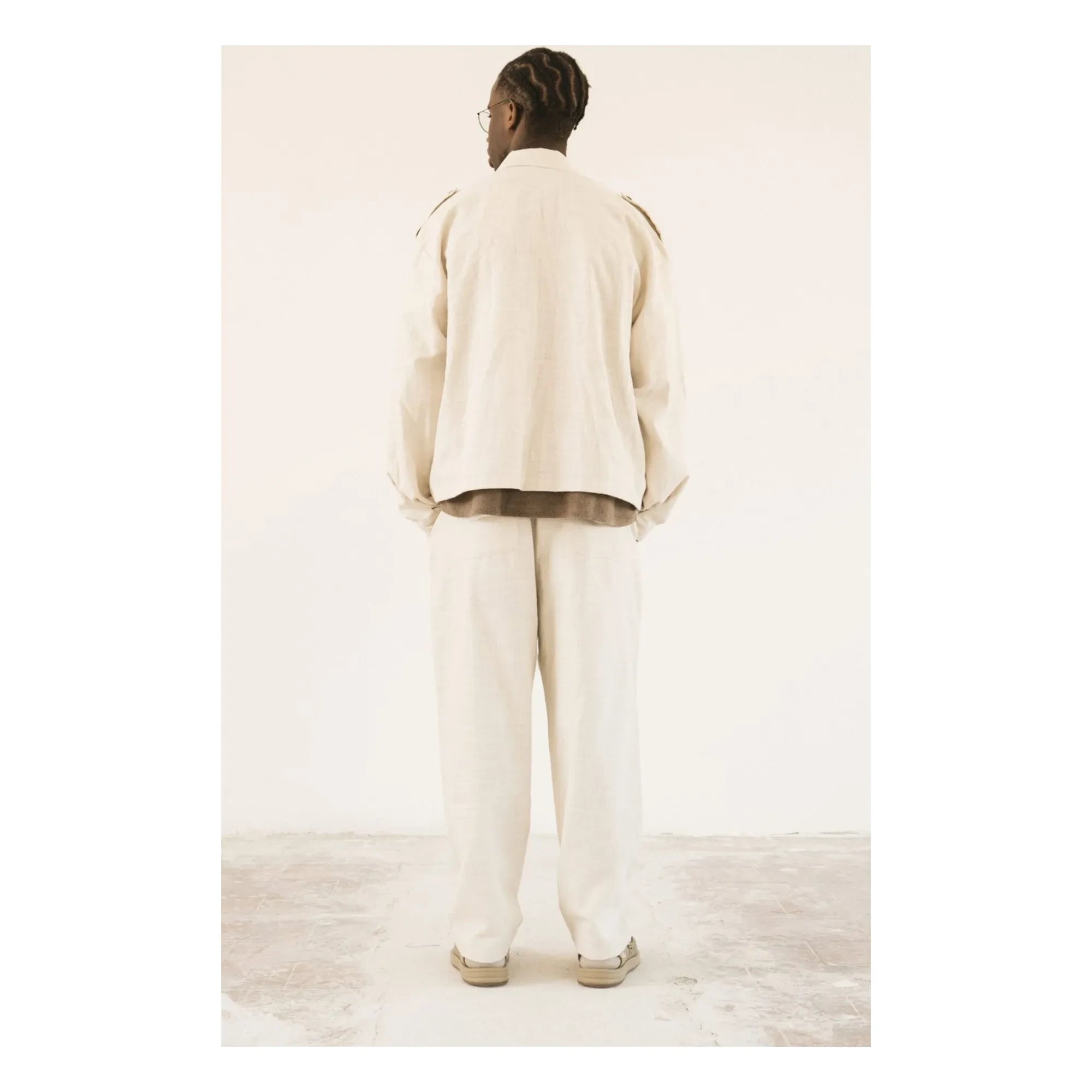 Wooden Store - Sobrecamisa militar | Crema