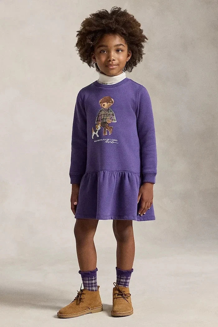 Vestido de punto de algodón Polo Ralph Lauren