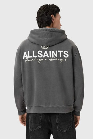 Sudadera AllSaints EMBLEM con Capucha de Algodón para Hombre