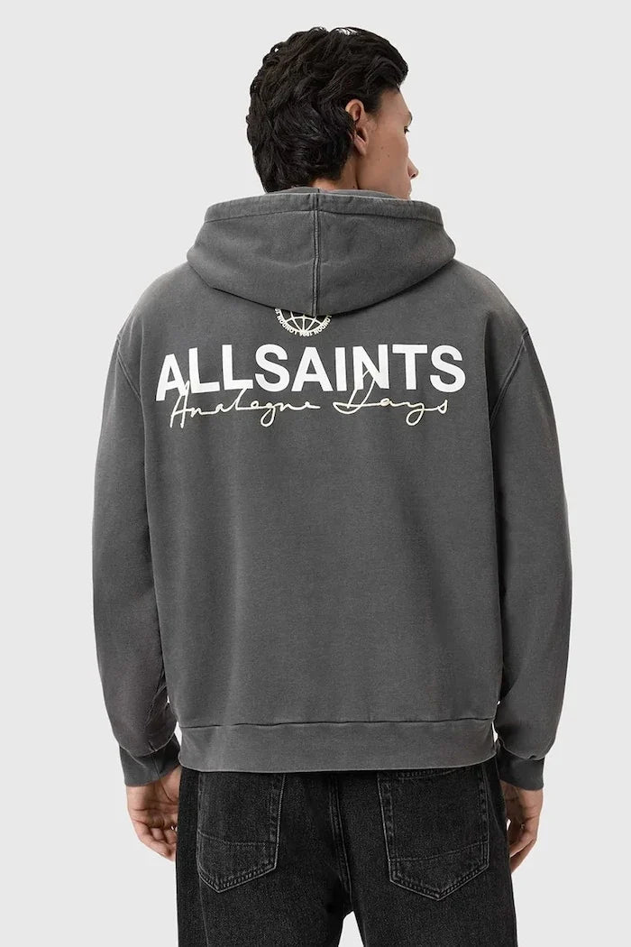Sudadera AllSaints EMBLEM con Capucha de Algodón para Hombre