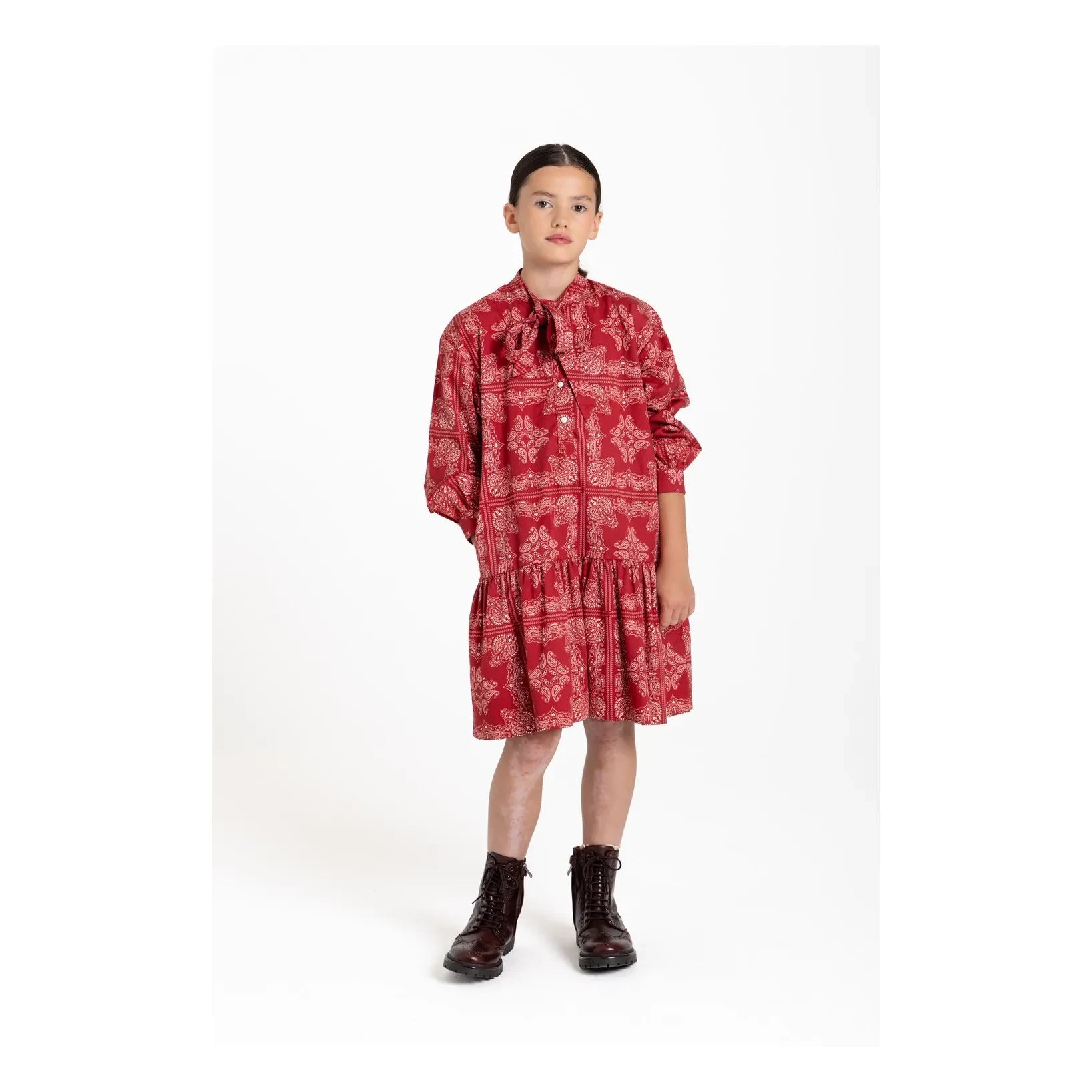 Cien Piezas - Vestido Romy Bandana | Rojo oscuro