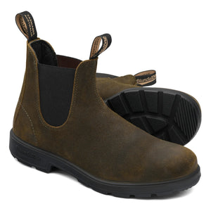 Blundstone - Orijinal Süet Chelsea Çizmeler - Yetişkin Koleksiyonu | Zeytin yeşili