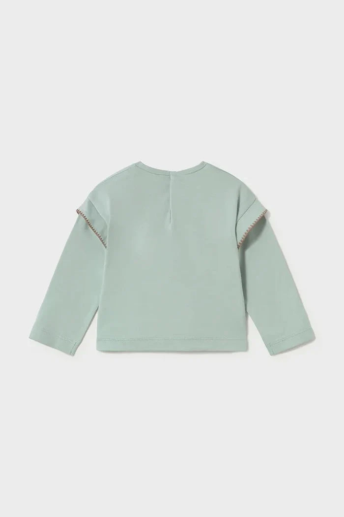 Blusa de algodón de manga larga para niños Mayoral