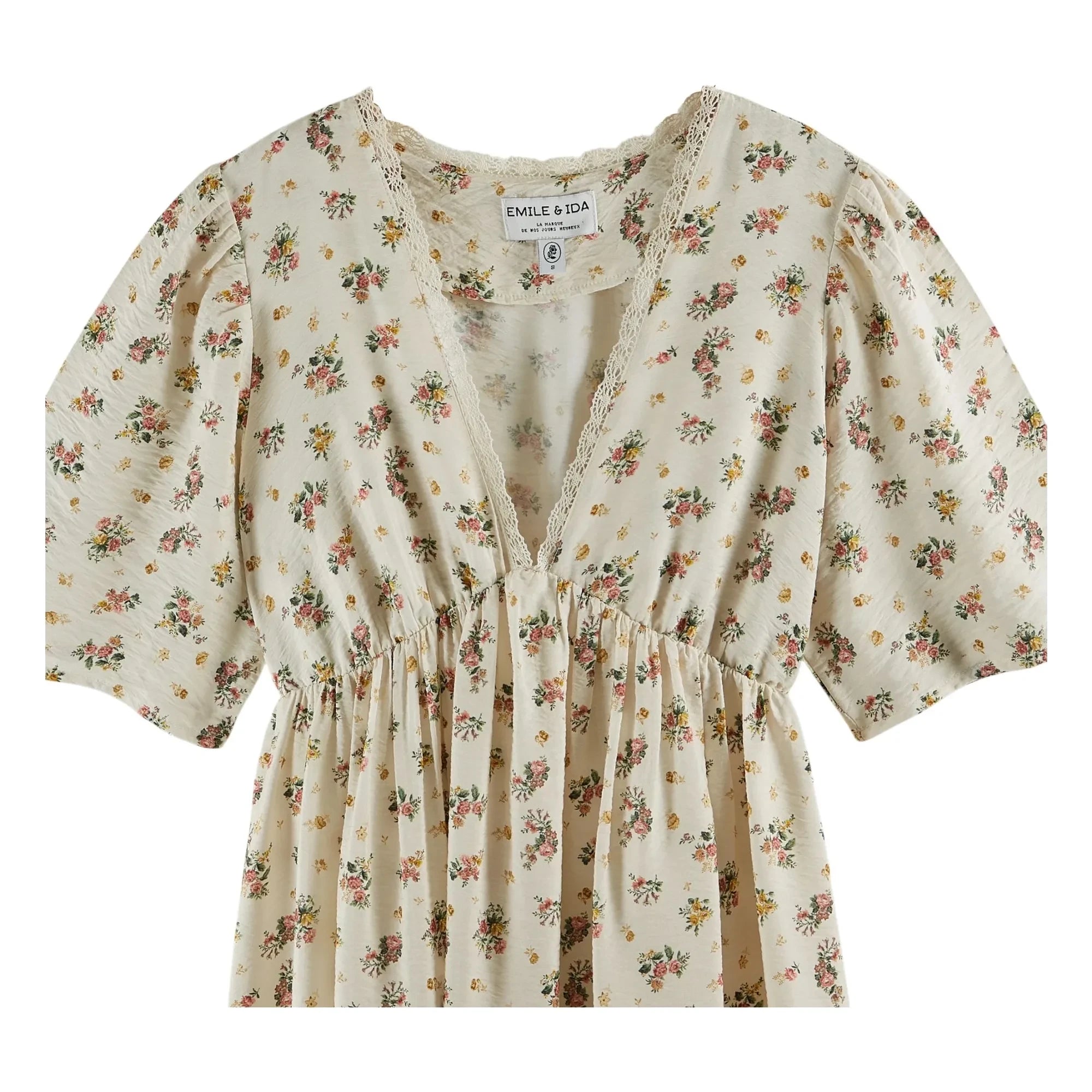 Emile et Ida - Vestido Dovary | Crema