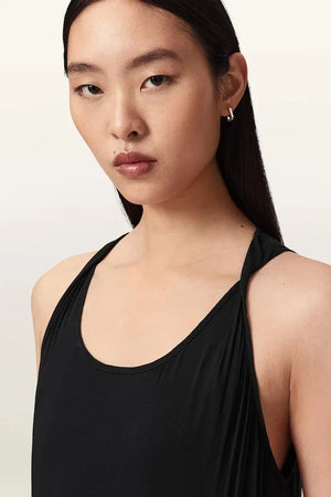 AllSaints Vestido asimétrico de viscosa DORINA