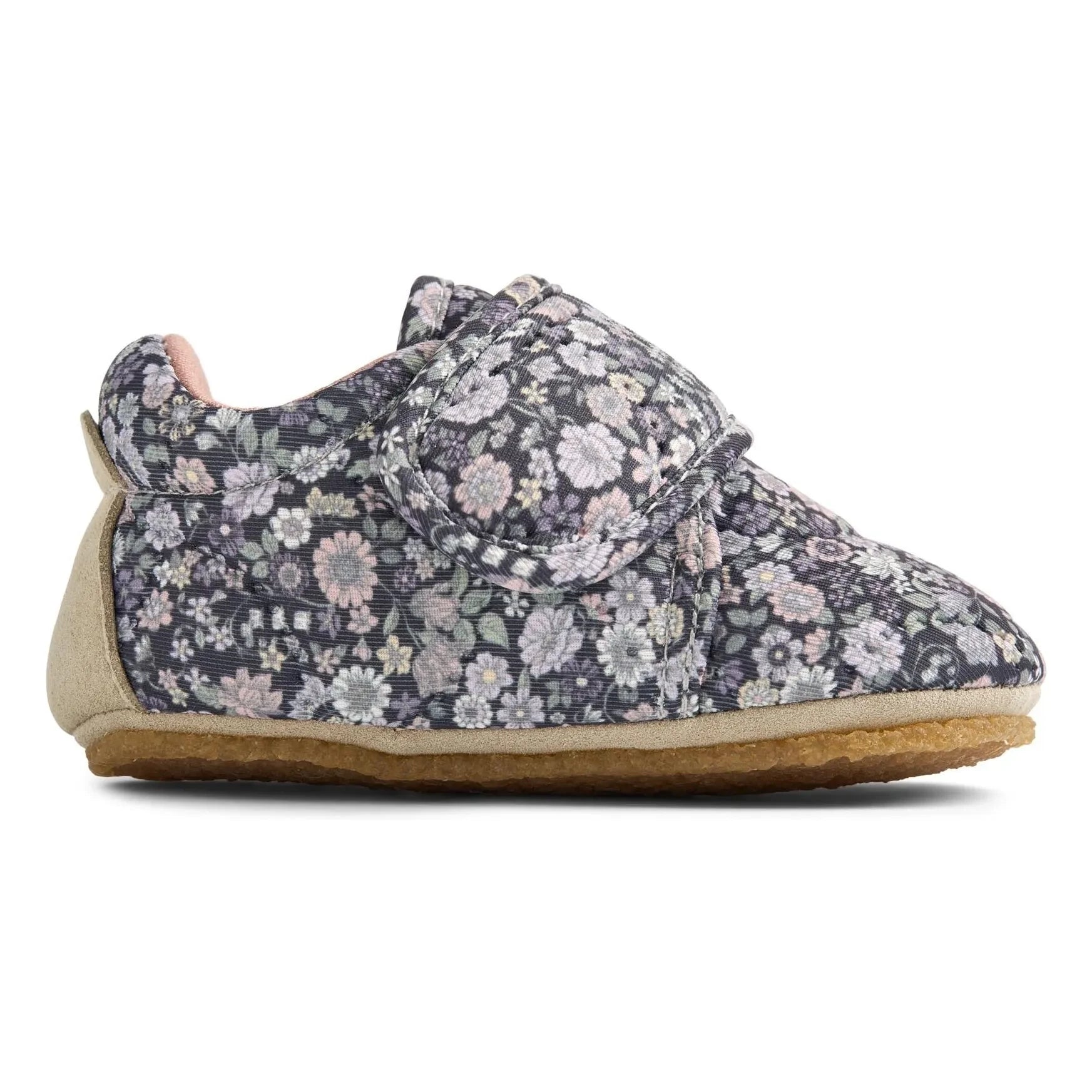 Wheat - Sasha Zapatillas florales Fibras recicladas | Gris oscuro