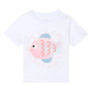 Stella McCartney Kids - Camiseta Stella Poisson | Blanco