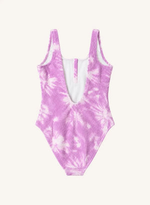 Lison Paris - Traje de Baño de Una Pieza con Diseño Batik Taha'a | Mauve