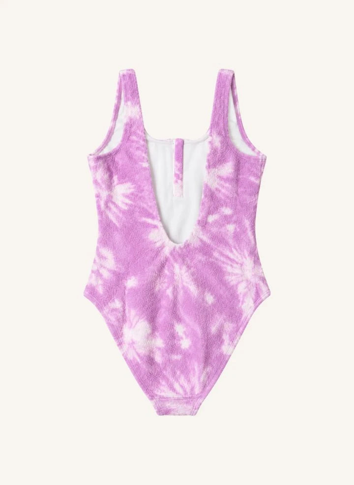 Lison Paris - Traje de Baño de Una Pieza con Diseño Batik Taha'a | Mauve
