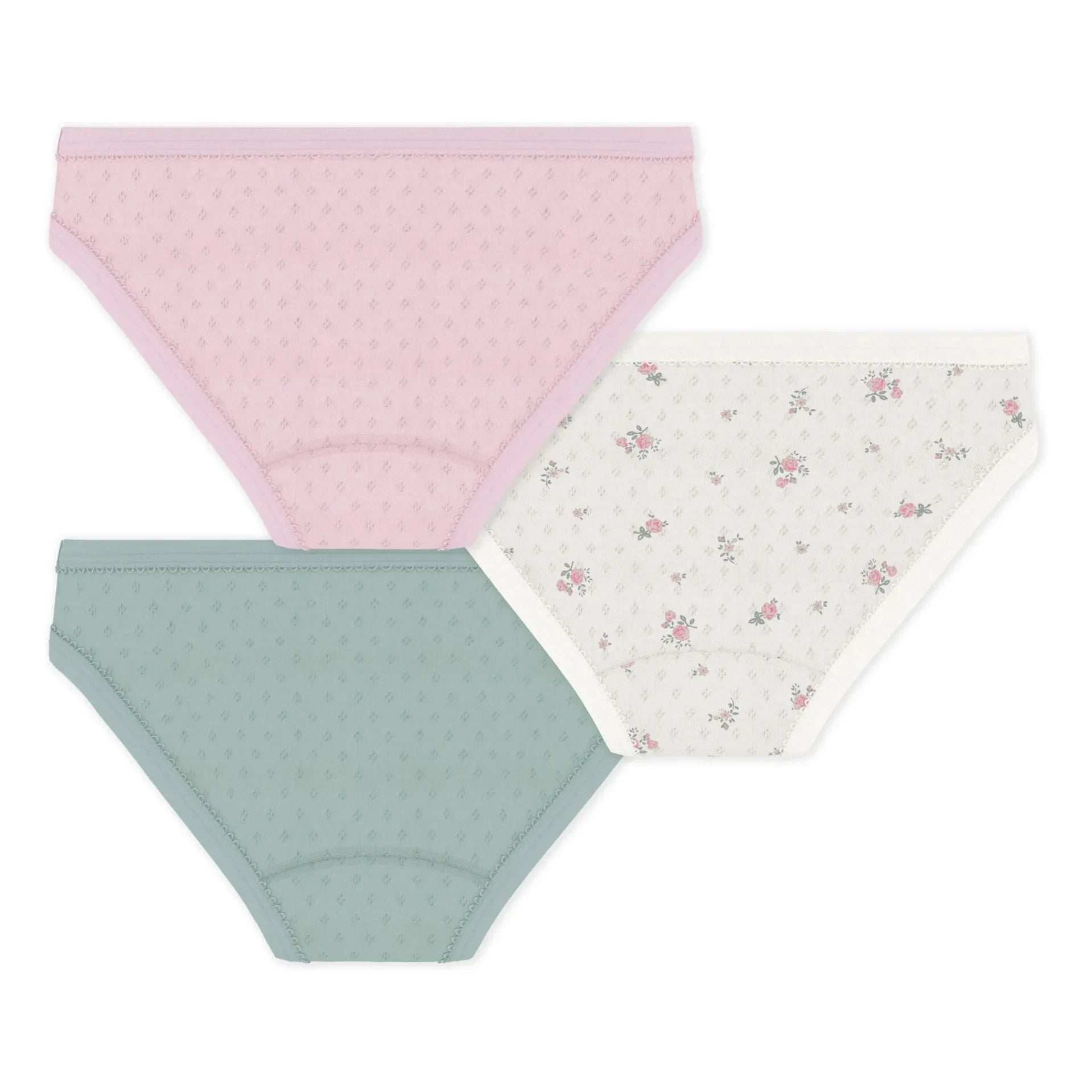 Petit Bateau - Braga calada de Lote 3 | Rosa