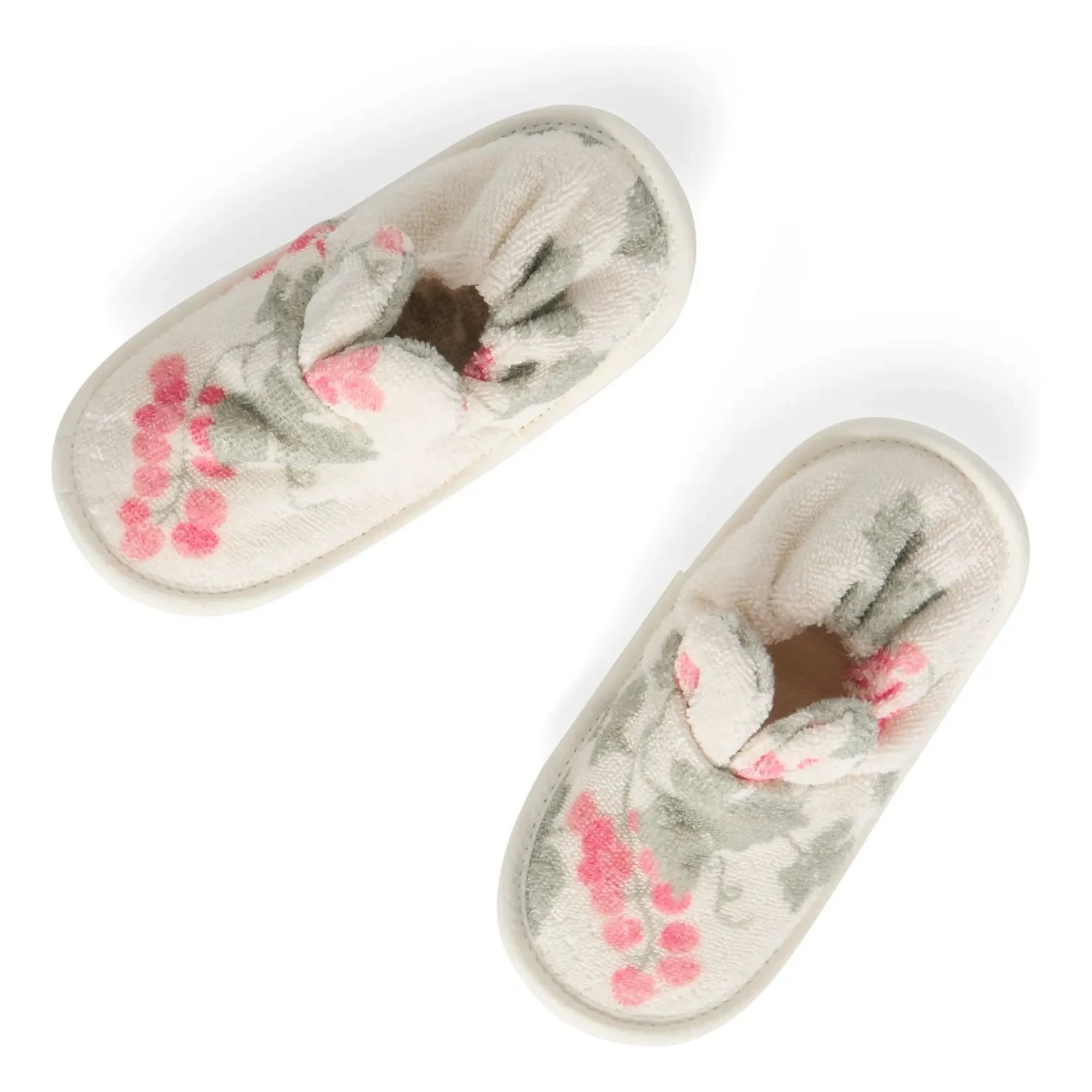 garbo&friends - Zapatillas de estar por casa de esponja rosas Grapes