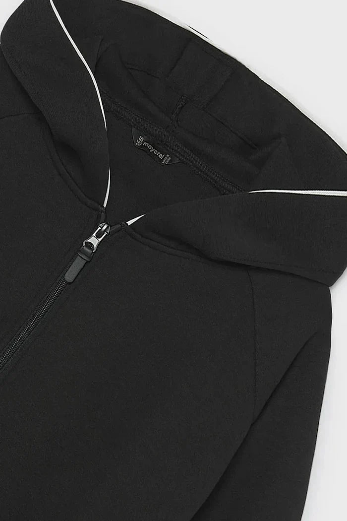 Sudadera Mayoral con cremallera, capucha y algodón para niños