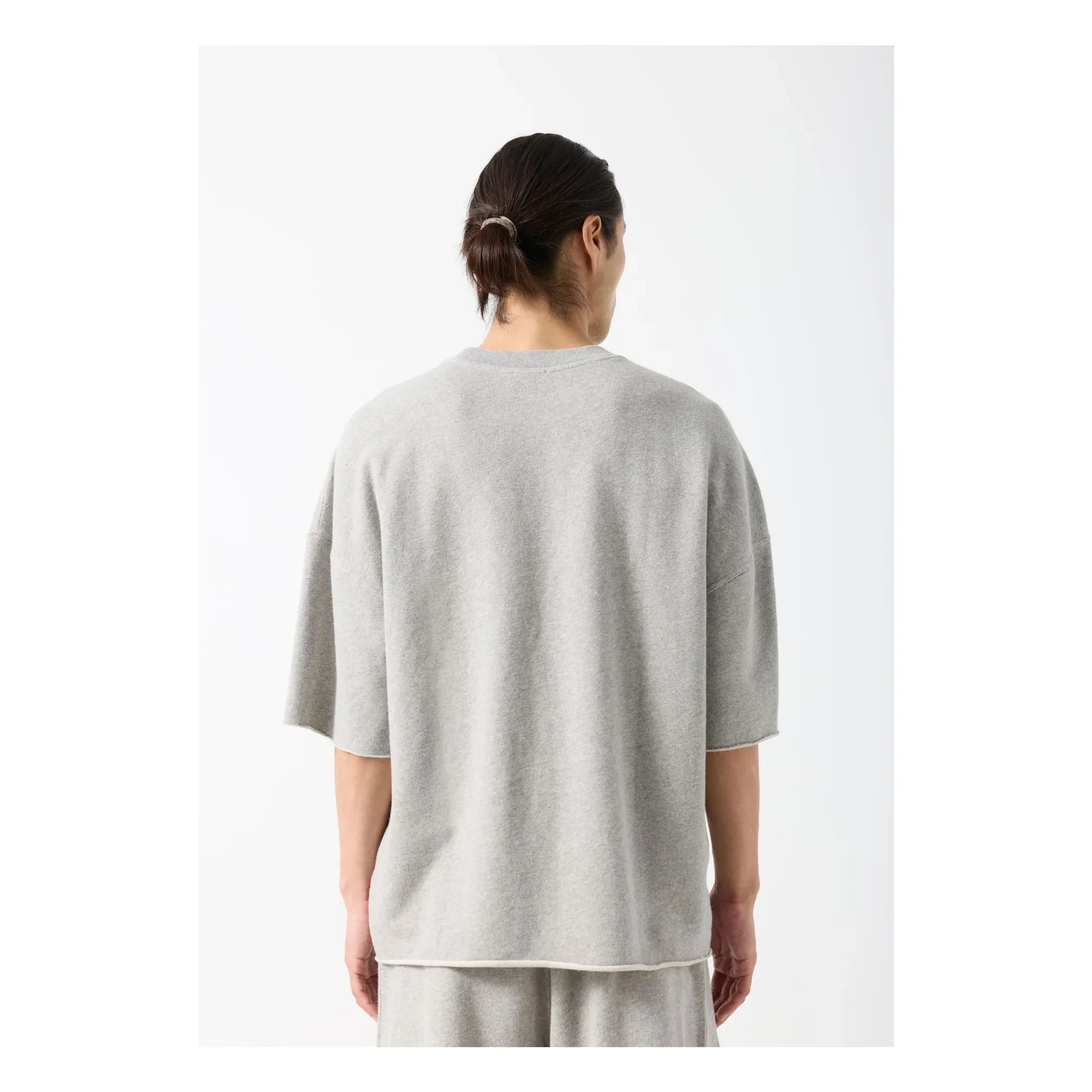 American Vintage - Sudadera de cuello redondo | Gris jaspeado