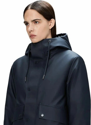 Rains - Nombre Chaqueta Corto Parka W3T3 | Azul Marino