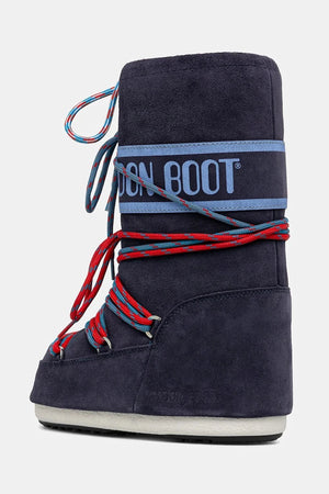 Moon Boot MB ICON SUEDE LACES Botas de Invierno de Ante para Niños
