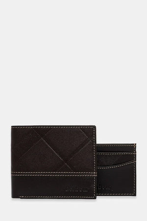 Cartera y tarjetero de cuero Barbour para hombre Tyneside