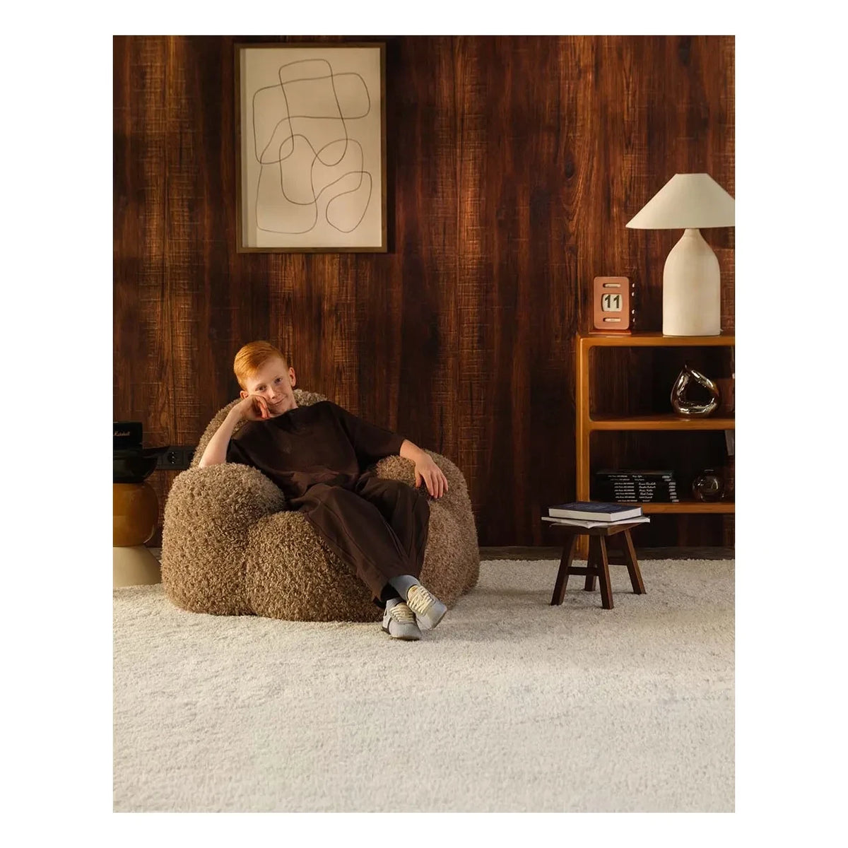 Wigiwama - Sillón Infantil Momo | Marrón