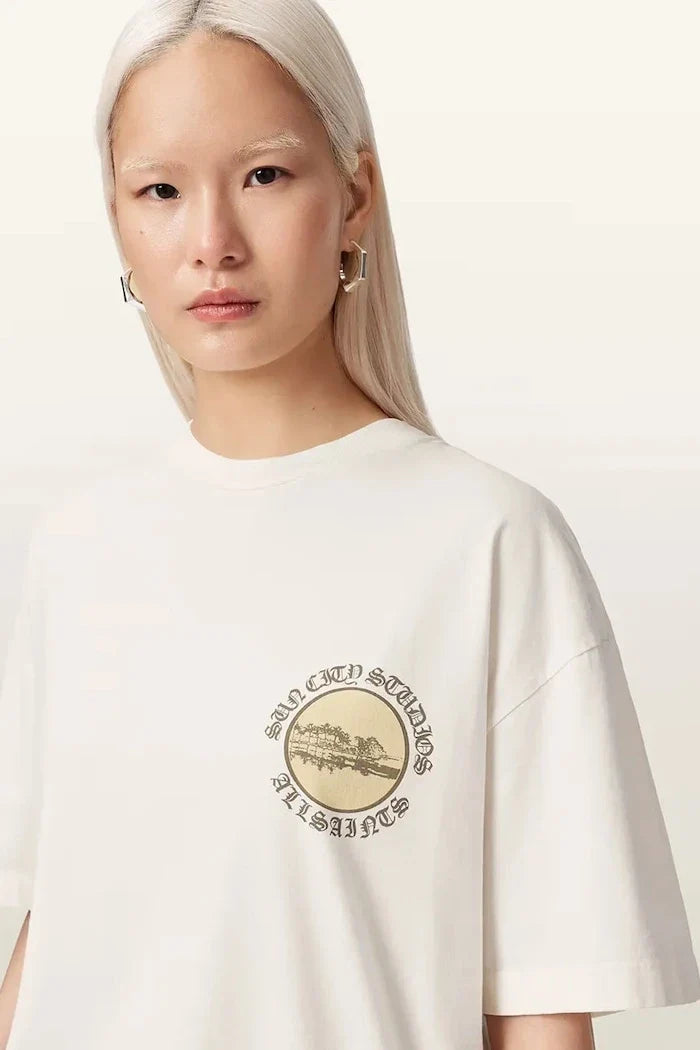 Camiseta de algodón para mujer AllSaints SUN