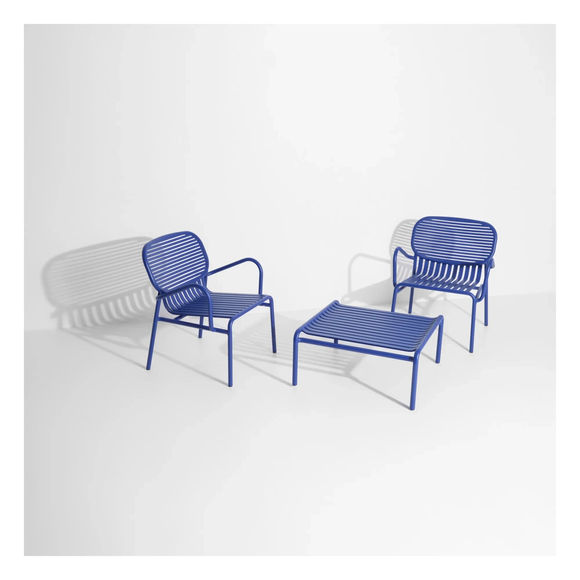 Petite Friture - Sillón de fin de semana - Juego de 2 | Azul