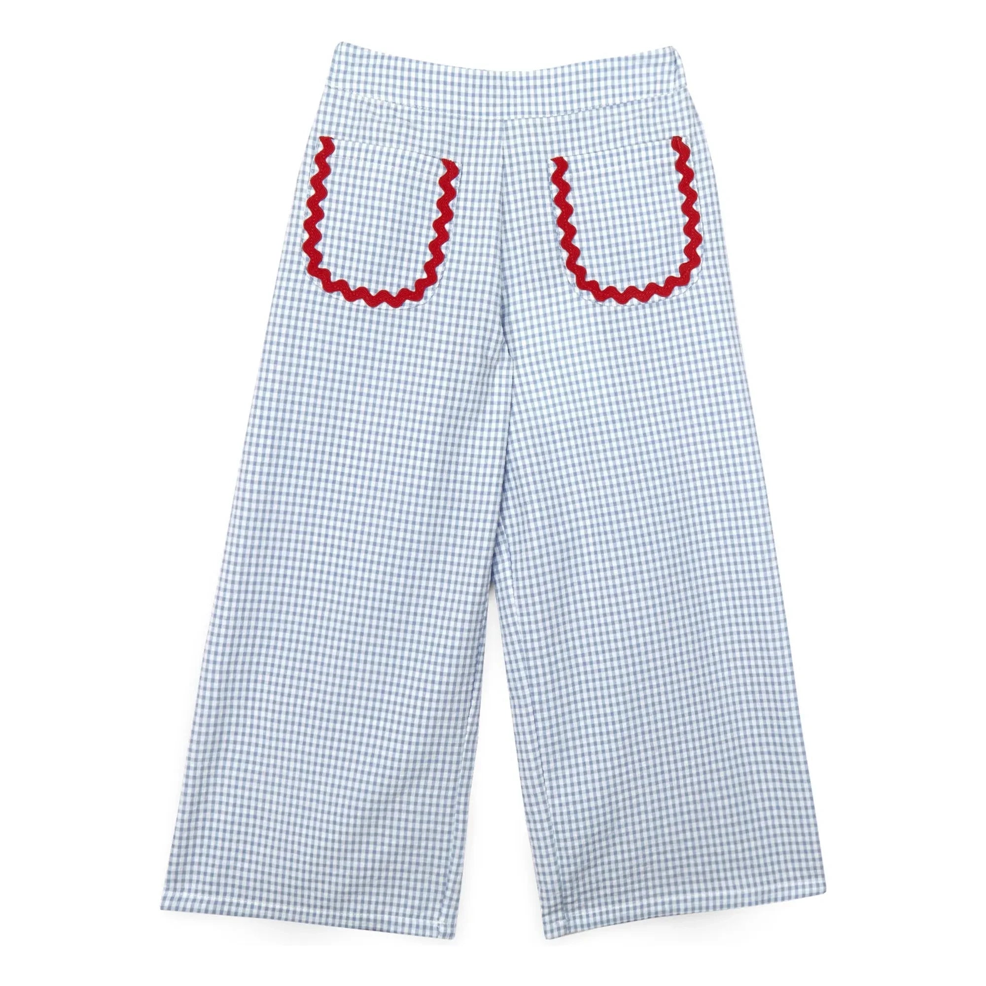 Mipounet - Pantalones Pauline Vichy | Azul