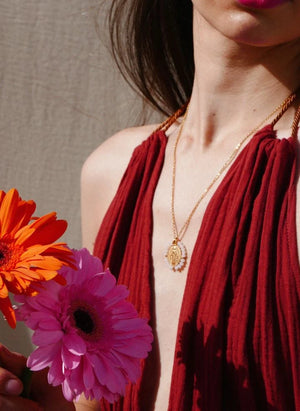 Palas - Collar Santa Maria | Rosa púrpura