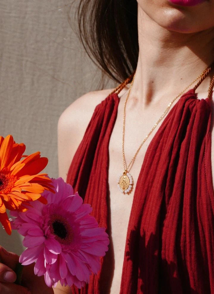 Palas - Collar Santa Maria | Rosa púrpura