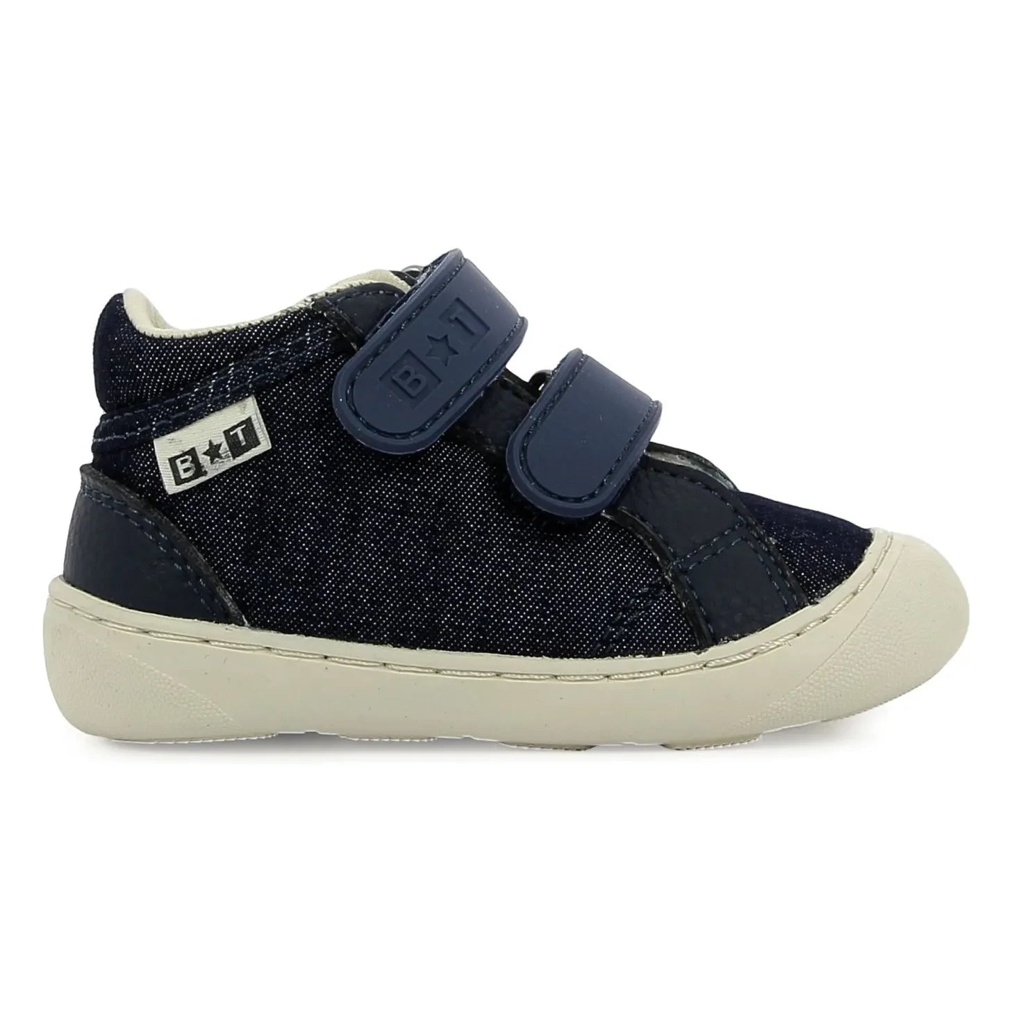 Bonton - Zapatillas fáciles Double Scratch Denim Smoothie | Azul noche