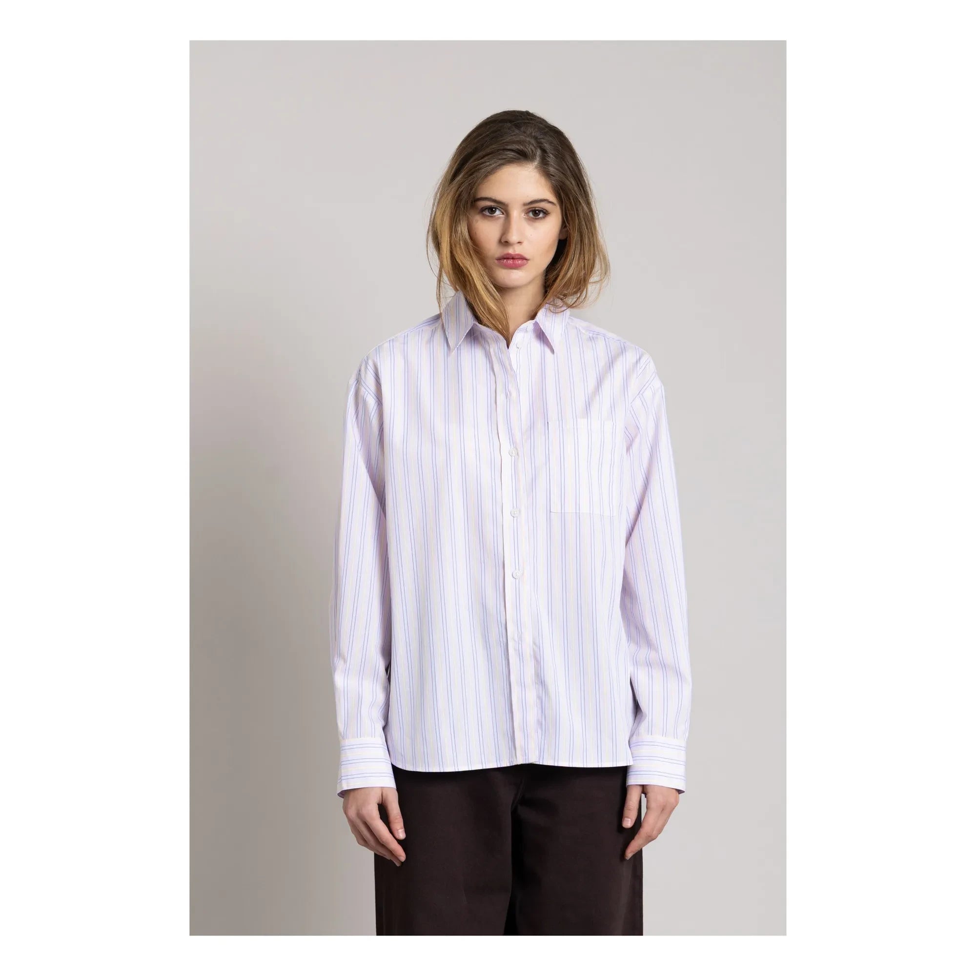 Smallable Mujer - Camisa Rayas Kanel | Lila