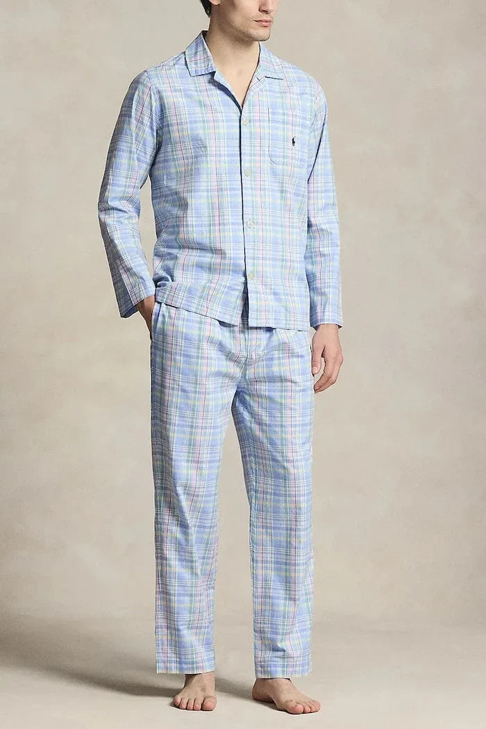 Pijama de hombre de dos piezas de algodón Polo Ralph Lauren