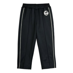Mini Rodini - Pantalones de chándal con parche de fibra reciclada | Negro